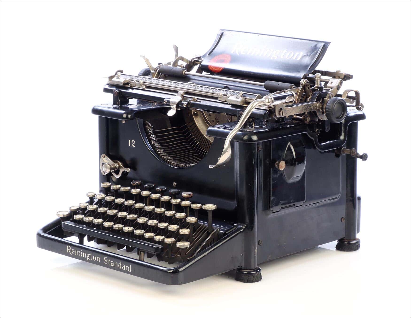 juntos Higgins privado Máquina de Escribir Antigua Remington 12. Alemania, 1924